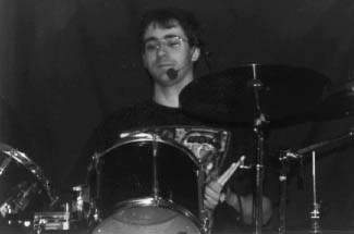 joe playing tama drums